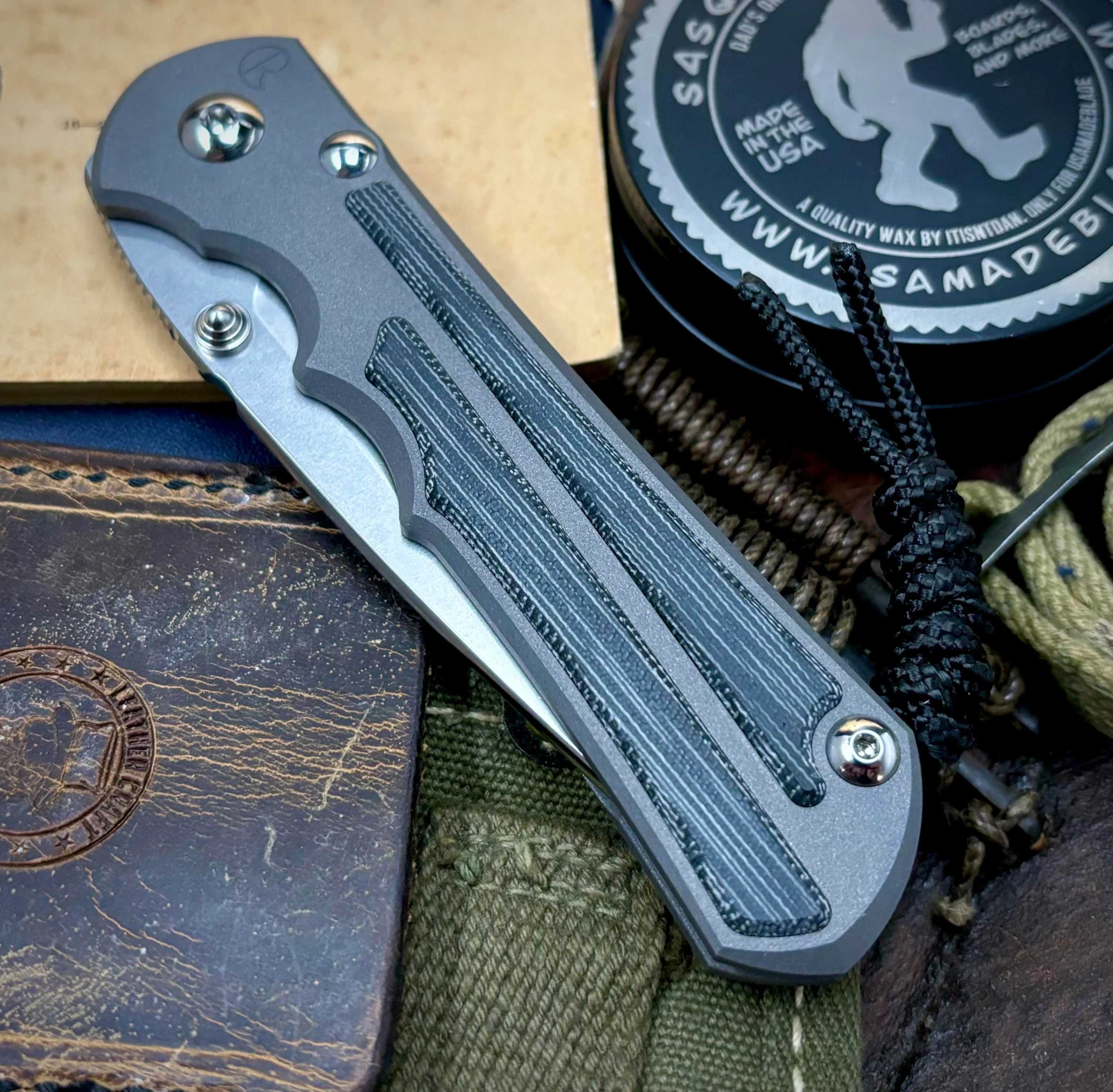 Chris Reeve Large Inkosi with Black Micarta Inlay 11/12/2024 Magnacut - Image 3
