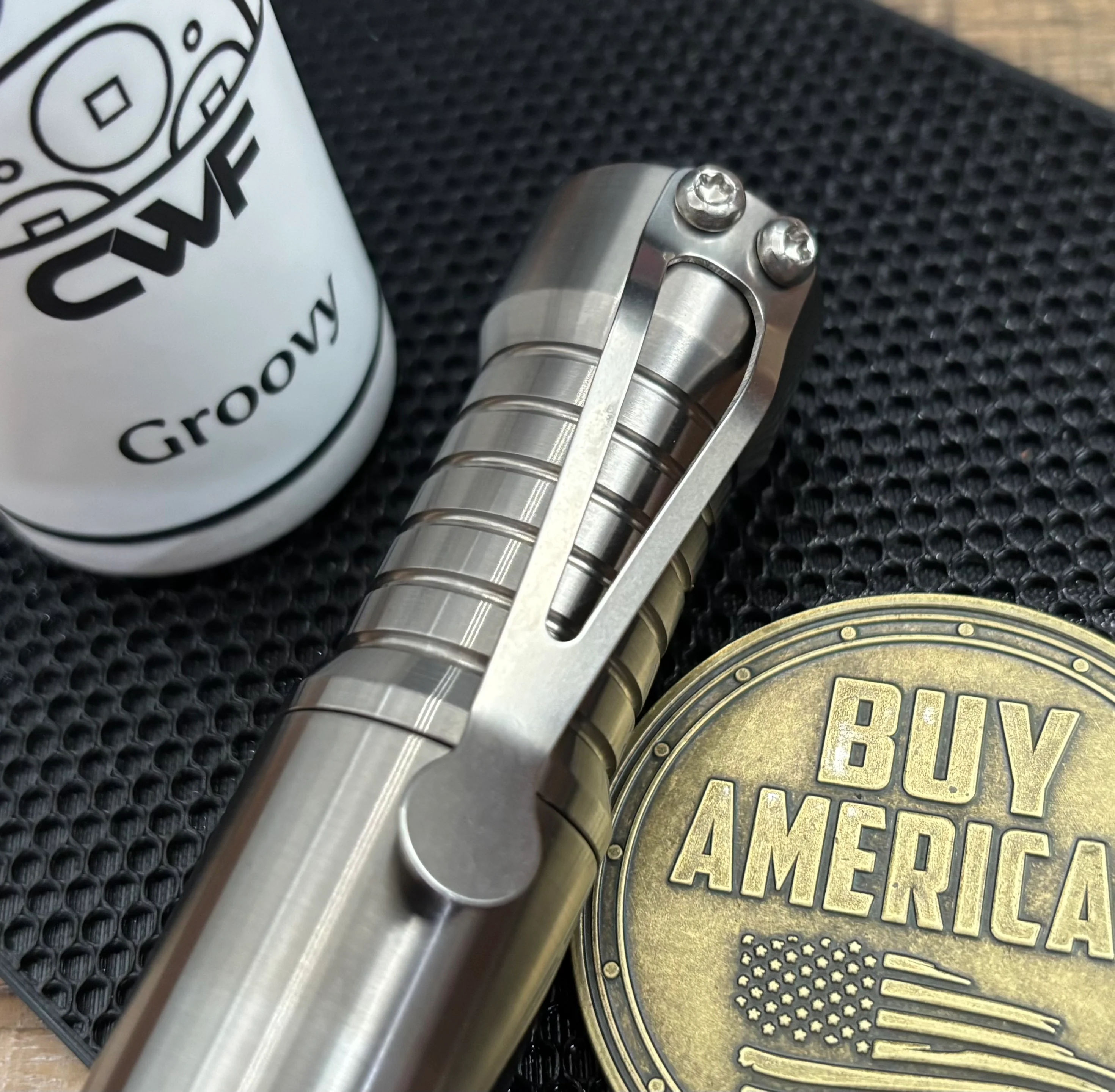 CWF Groovy Arcadian with Machined Titanium - Image 3