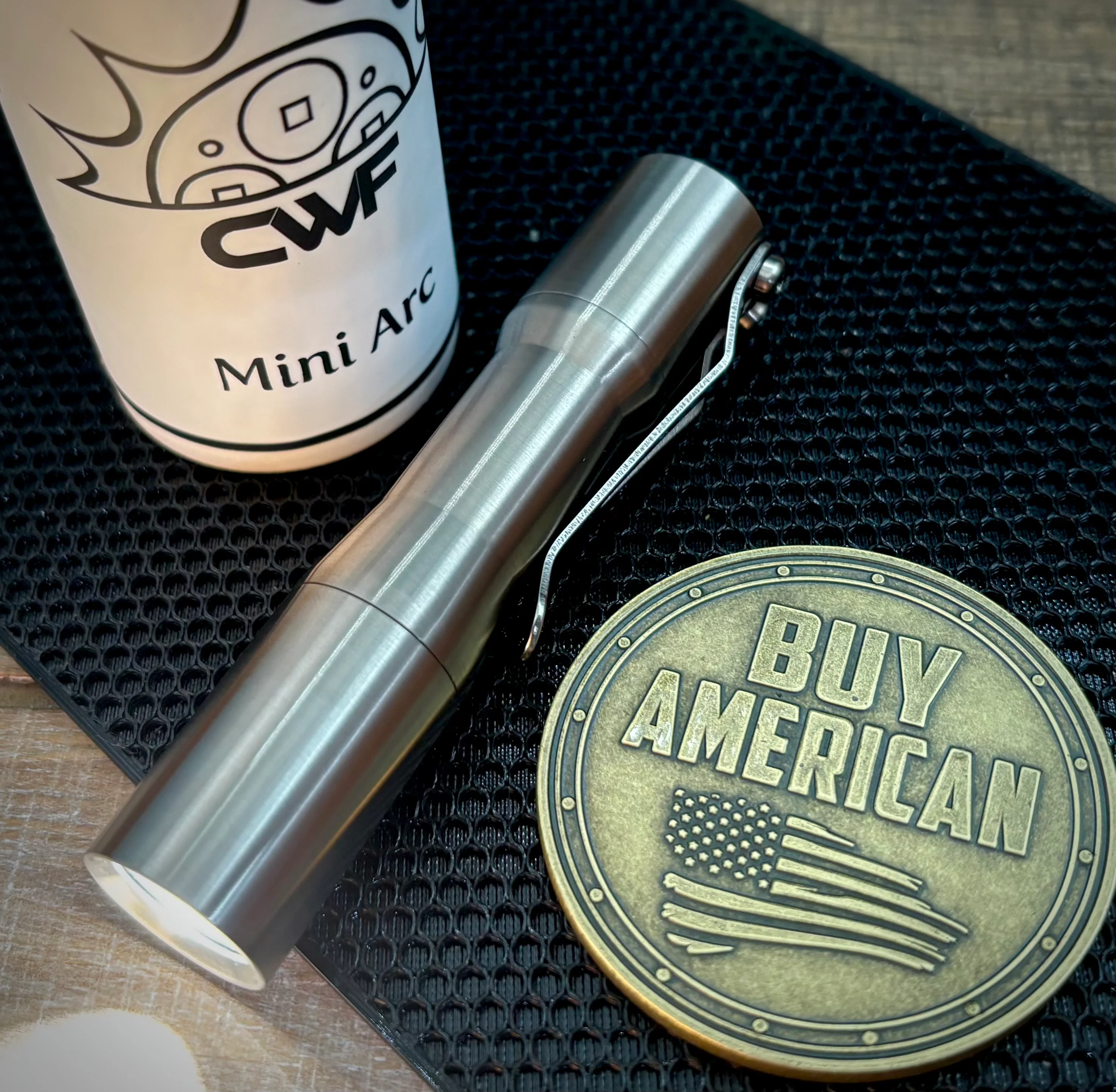 CWF Mini Arc in Machined Titanium