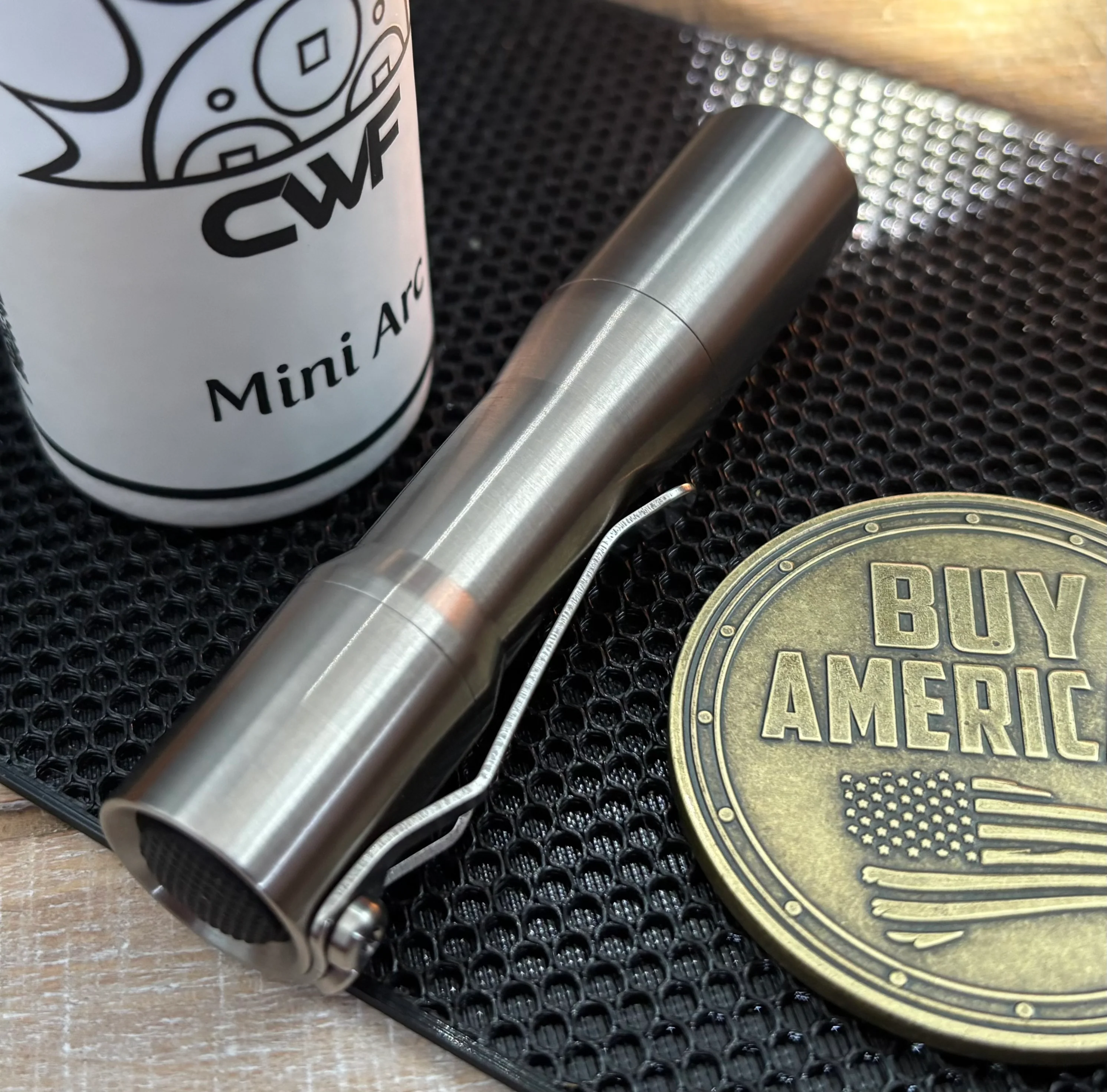 CWF Mini Arc in Machined Titanium - Image 2