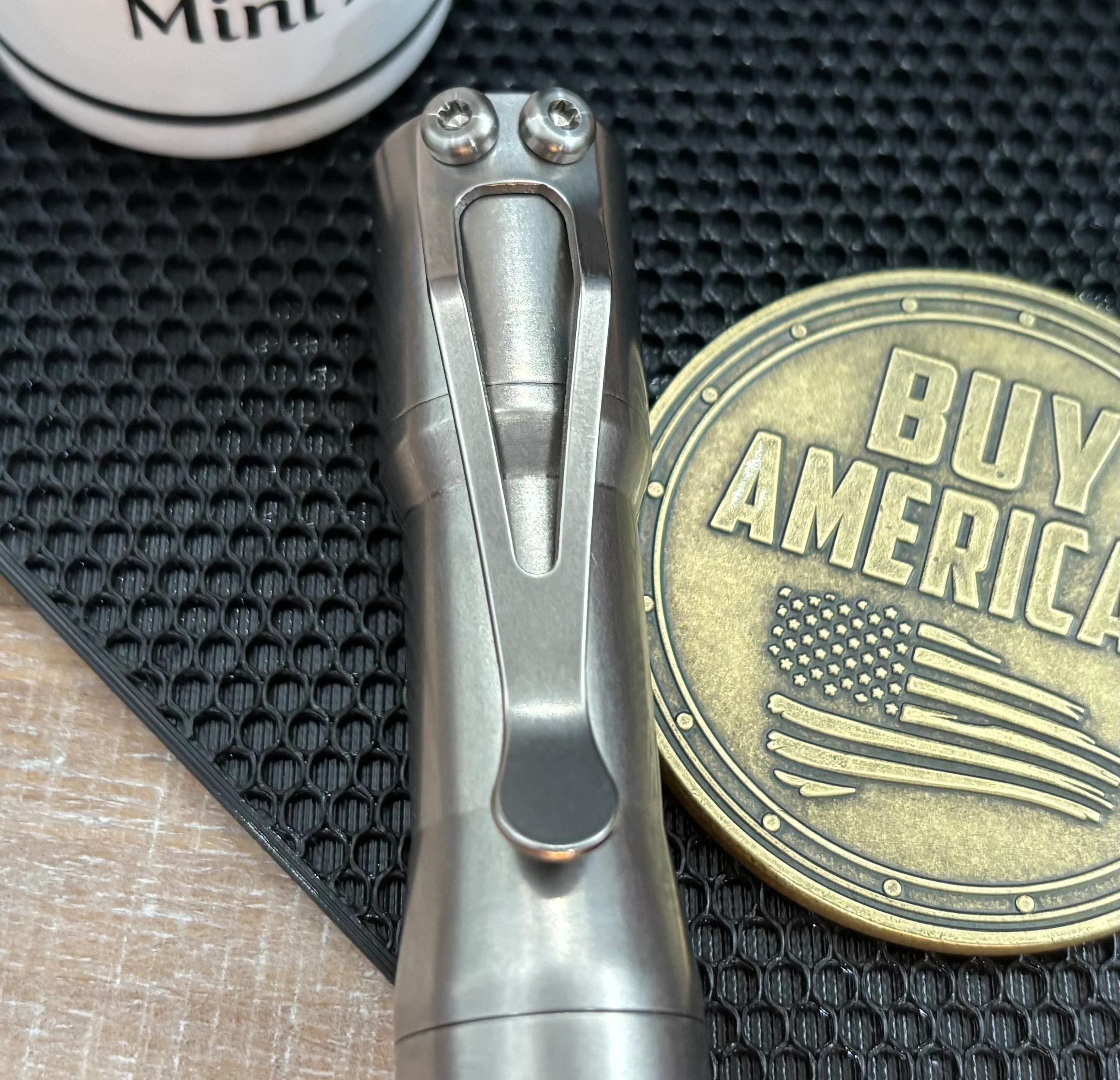 CWF Mini Arc in Tumbled Titanium - Image 3