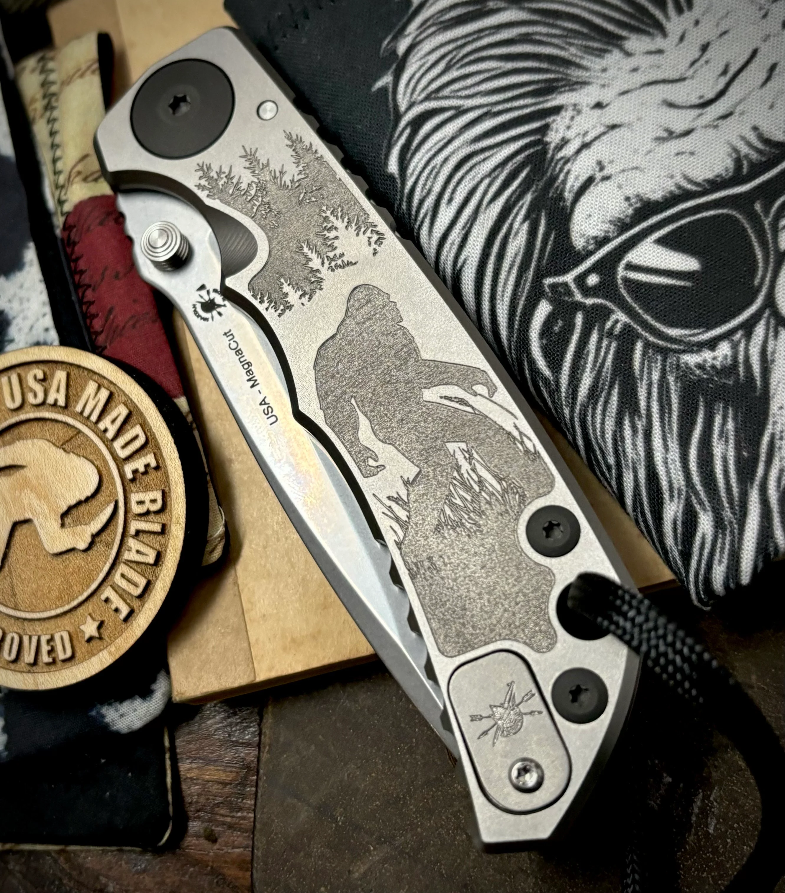 Spartan Blades Harsey Folder Sasquatch Special Edition Version 2 MAGNACUT Blade - Image 3