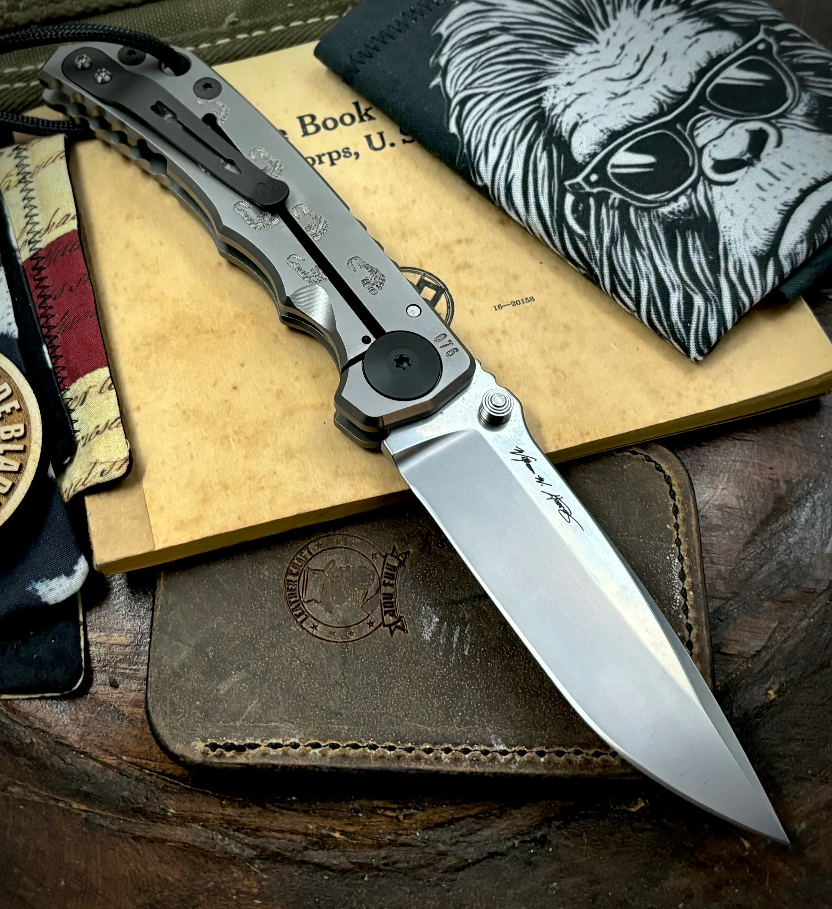 Spartan Blades Harsey Folder Sasquatch Special Edition Version 2 MAGNACUT Blade - Image 4