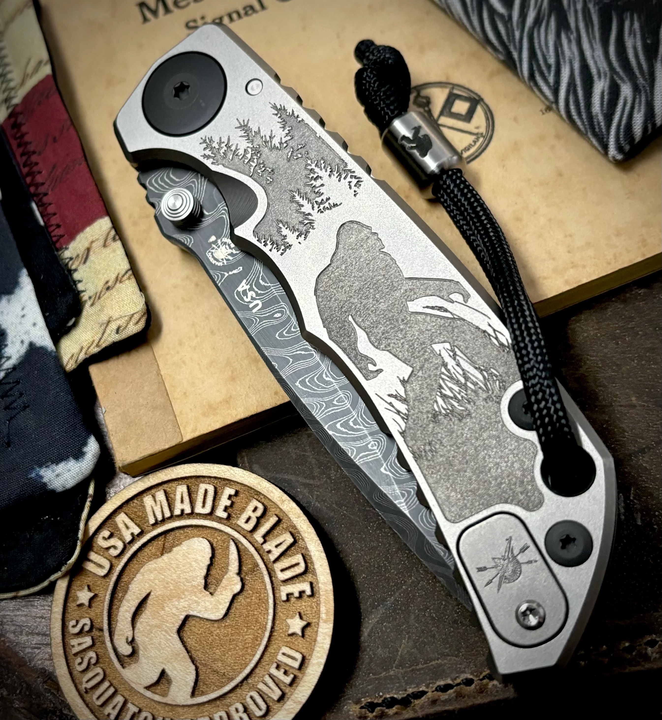 Spartan Blades Harsey Folder Sasquatch V2 Special Edition with Chad Nichols Dama - Image 2