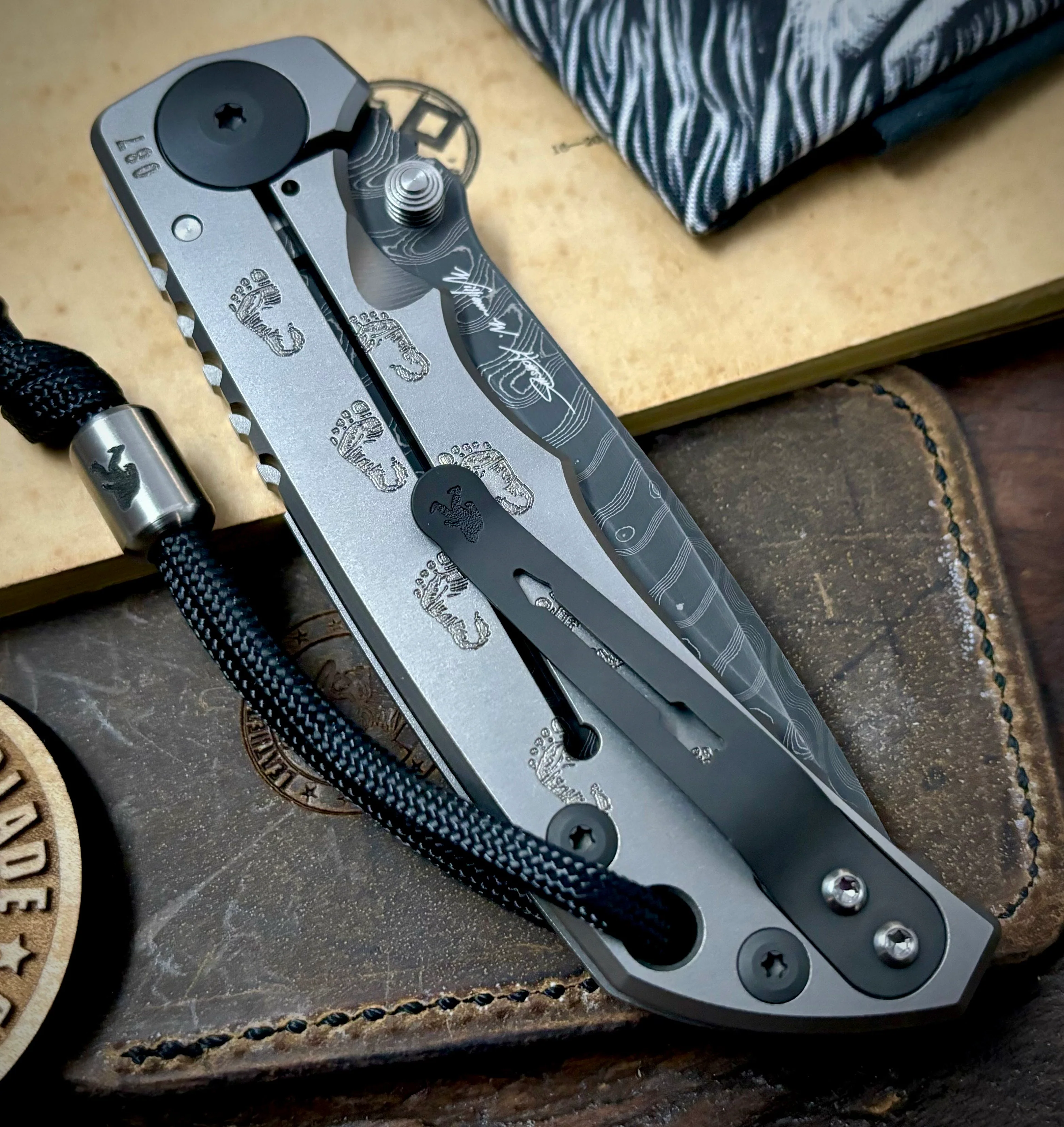 Spartan Blades Harsey Folder Sasquatch V2 Special Edition with Chad Nichols Dama - Image 3