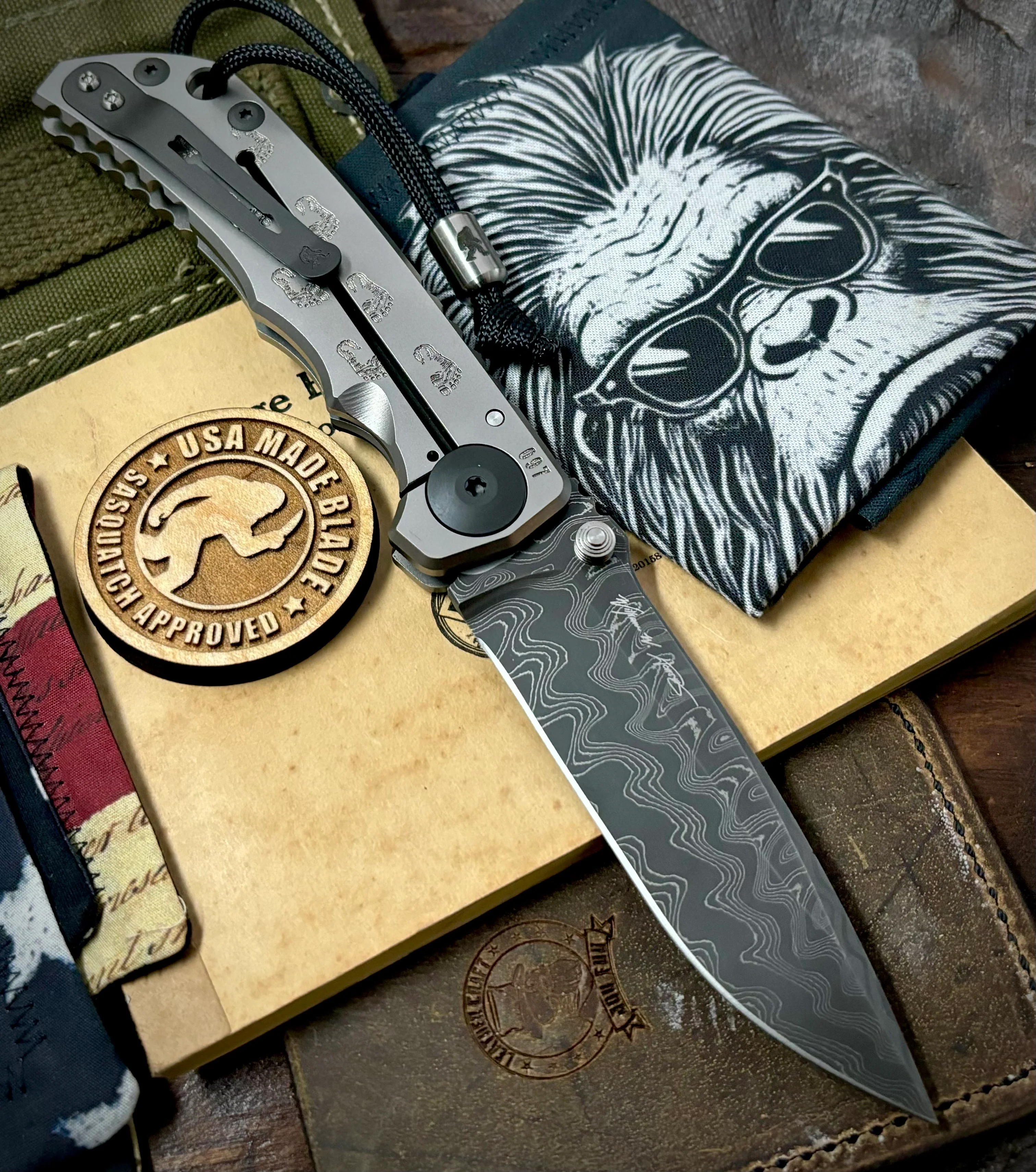 Spartan Blades Harsey Folder Sasquatch V2 Special Edition with Chad Nichols Dama - Image 4