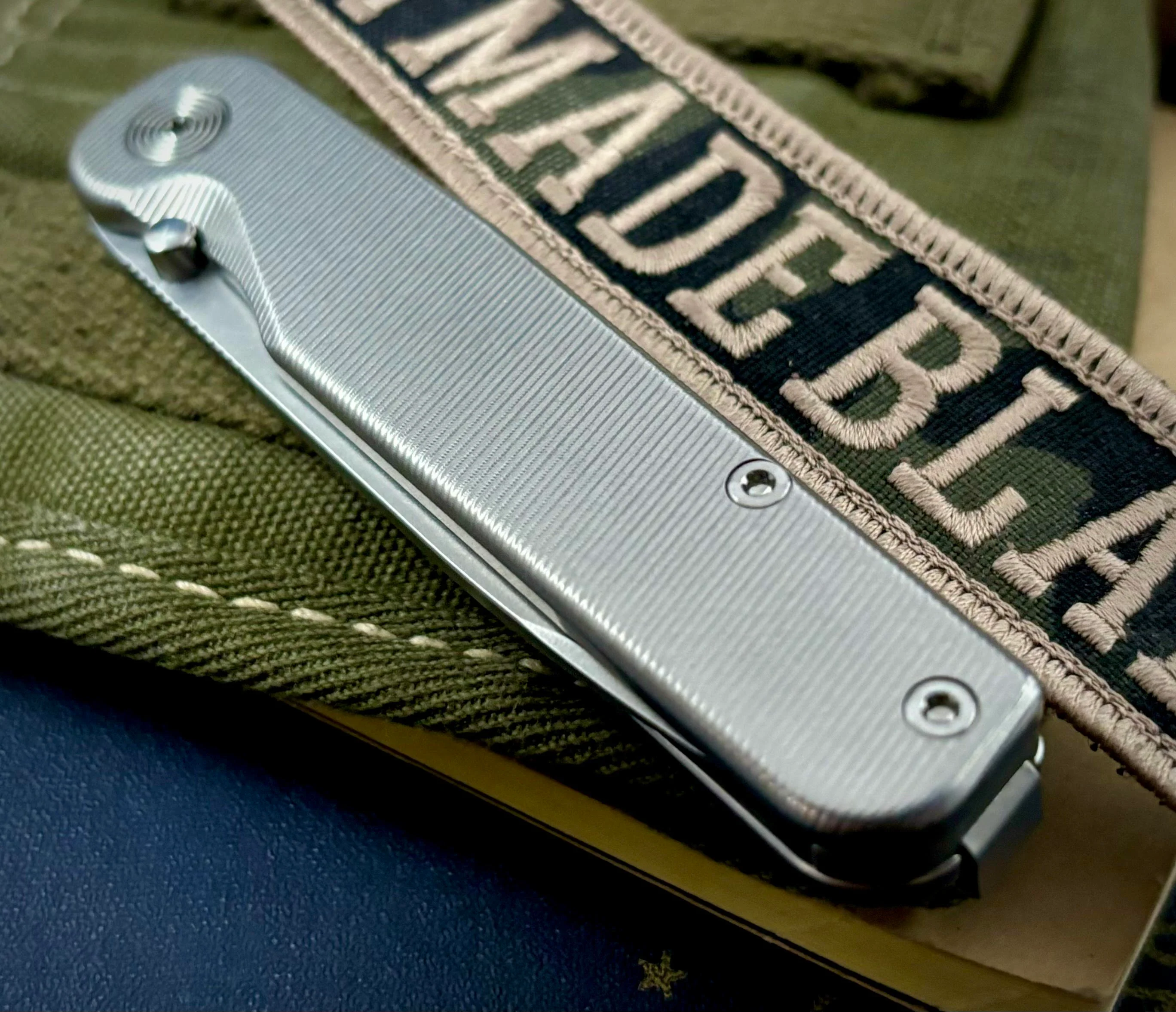 Tactile Knives Rockwall Thumbstud Ti Liner Lock in Magnacut - Image 3